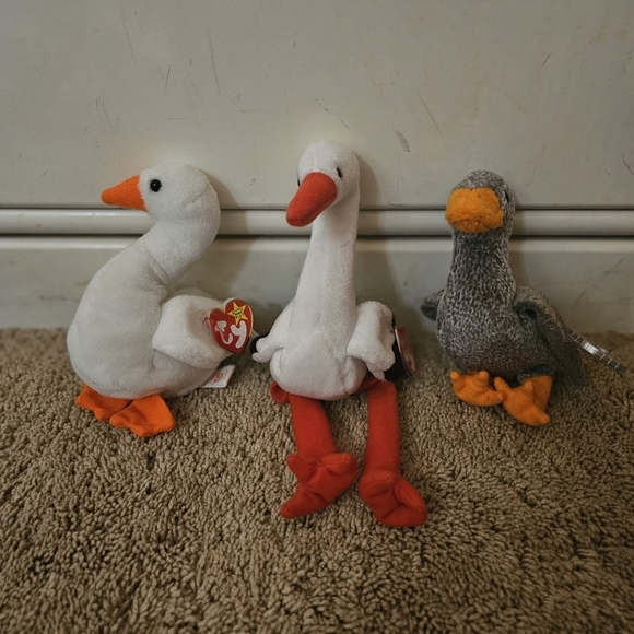 Beanie Baby Bird Bundle Gracie, Honks & Stilts - Picture 3 of 7